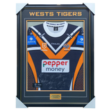 Wests Tigers Football Club 2025 NRL Official Team Signed Guernsey - 7092