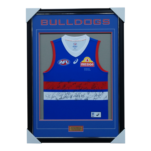Western Bulldogs Football Club 2024 AFL Official Team Signed Guernsey - 5835