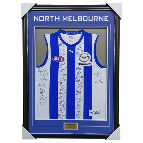 North Melbourne Football Club 2024 AFL Official Team Signed Guernsey - 5829