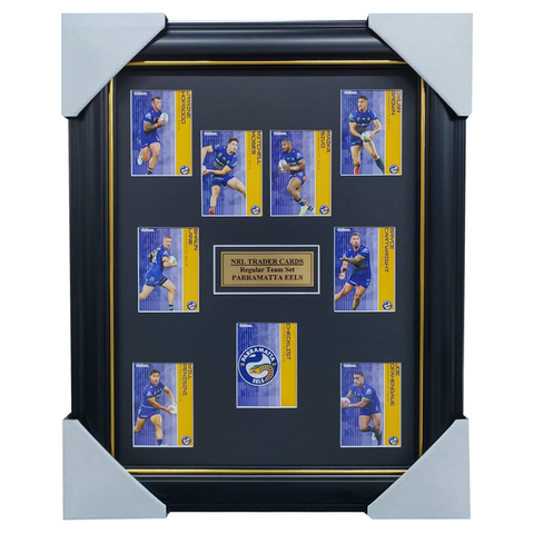 2025 NRL Traders Cards Parramatta Eels Team Set Framed  - 7077