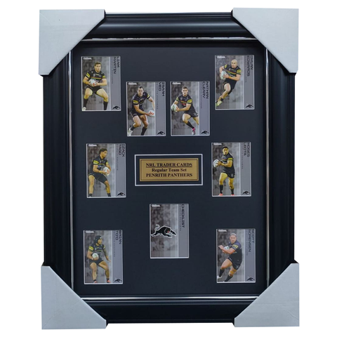 2025 NRL Traders Cards Penrith Panthers Team Set Framed - 7071