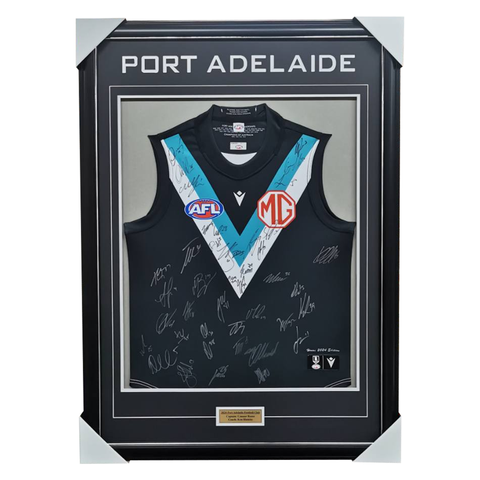 Port Adelaide Power Football Club 2024 AFL Official Team Signed Guernsey - 5830