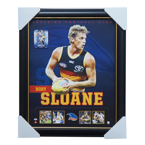 Rory Sloane Adelaide Official Licensed AFL Print Framed + Signed Card - 5870