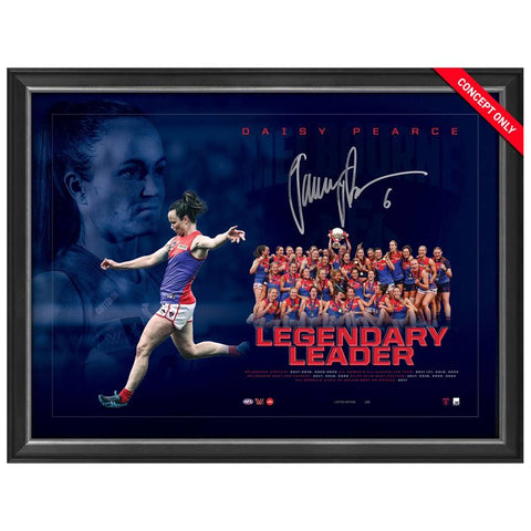 Daisy Pearce Signed Retirement Lithograph Official Print Framed - 5377