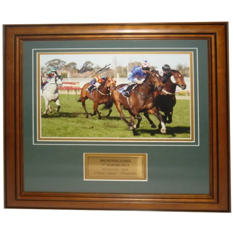 2005 Memsie Stakes Winner Makybe Diva Signed Photo Framed - 2811
