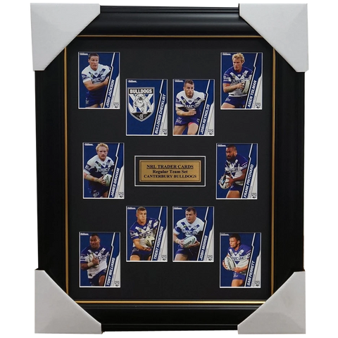 2015 Nrl Card Team Set Canterbury Bulldogs Framed Josh Reynolds Trent Hodkinson - 1032