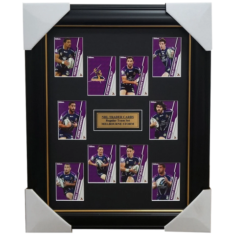 2015 Nrl Card Team Set Melbourne Storm Framed Cameron Smith Billy Slater Cronk - 1036