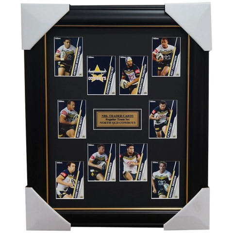 2015 Nrl Card Team Set North Queensland Cowboys Framed Jonathan Thurston Tamou - 1038