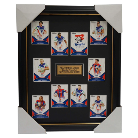 2016 Nrl Traders Cards Newcastle Knights Team Set Framed Gagai Mamo Uate - 2702