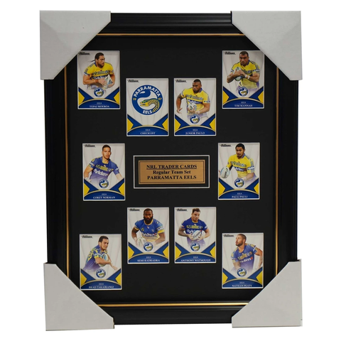 2016 Nrl Traders Cards Parramatta Eels Team Set Framed Watmough Radradra Mannah - 2695