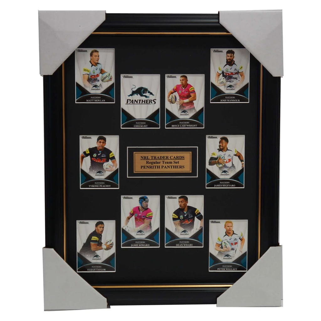2016 Nrl Traders Cards Penrith Panthers Team Set Framed Moylan Soward Taylor - 2693