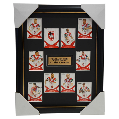 2016 Nrl Traders Cards St George Illawarra Dragons Team Set Framed Marshall - 2696