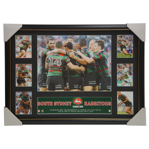 2016 South Sydney Rabbitohs Official Nrl Super Frame Collage Inglis Burgess - 2891