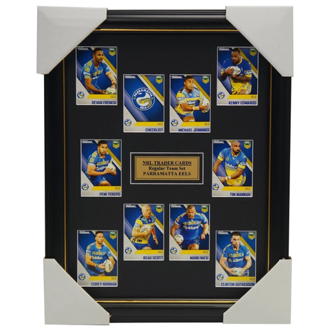 2017 Nrl Traders Cards Parramatta Eels Team Set Framed Jennings Terepo Scott - 3092