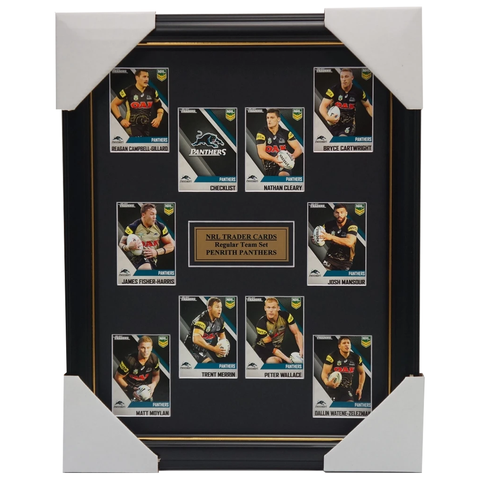 2017 Nrl Traders Cards Penrith Panthers Team Set Framed Cleary Mansour Moylan - 3099