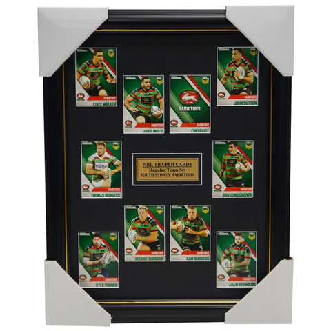 2017 Nrl Traders Cards South Sydney Rabbitohs  Team Set Framed Inglis Burgess - 3095