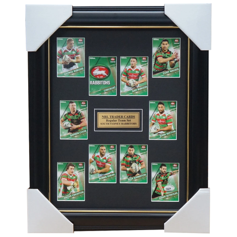 2018 Nrl Traders Cards South Sydney Rabbitohs  Team Set Framed Burgess Farah - 3427