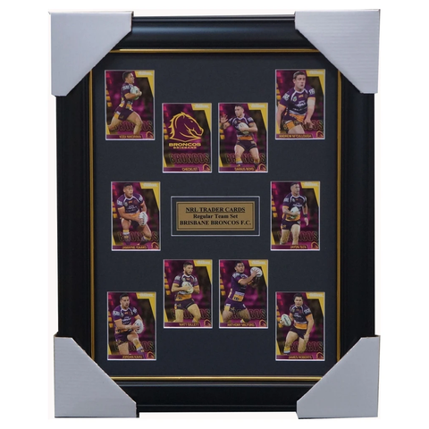 2019 Nrl Traders Cards Brisbane Broncos Team Set Framed Boyd Milford Gillett  - 3623