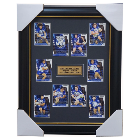 2019 Nrl Traders Cards Canterbury Bulldogs Team Set Framed Lewis Smith Elliot  - 3626