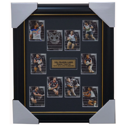 2019 Nrl Traders Cards New Zealand Warriors Team Set Framed Johnson Papali'i - 3627