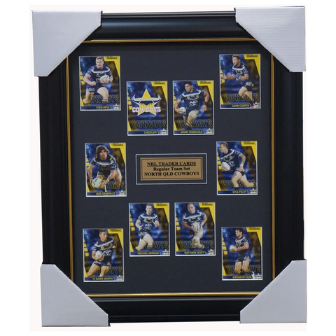 2019 Nrl Traders Cards North Queensland Cowboys Team Set Framed Morgan Scott - 3632