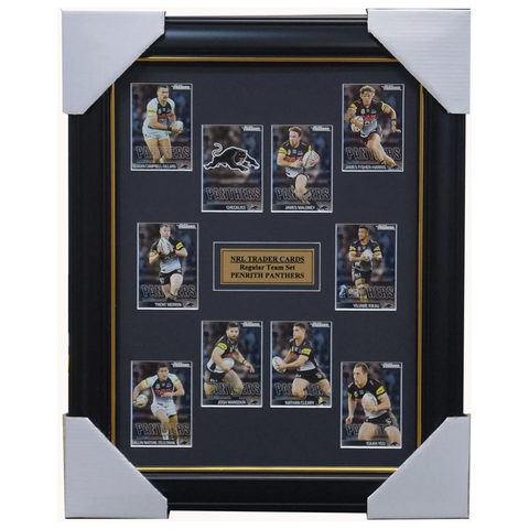 2019 Nrl Traders Cards Penrith Panthers Team Set Framed Maloney Kikau Merrin - 3630