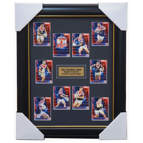 2019 Nrl Traders Cards Sydney Roosters Team Set Framed Cronk Mitchell Friend - 3624