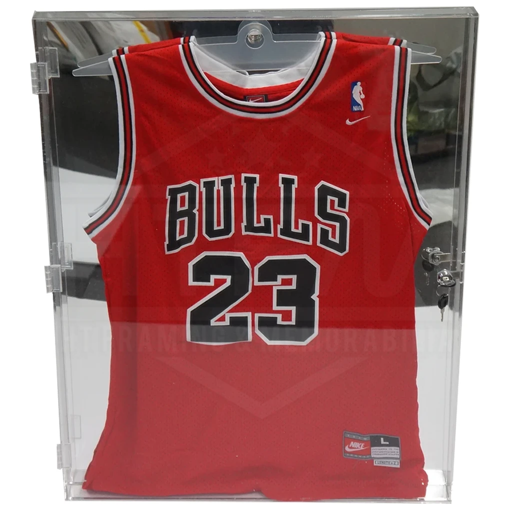 Deluxe Acrylic NBA Basketball Jersey Display Case Mirror Back Finish - Quality - 3695