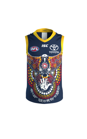 Adelaide Crows 2020 Indigenous Guernsey Mens Afl Large Xl & 2xl Brand New - 4506
