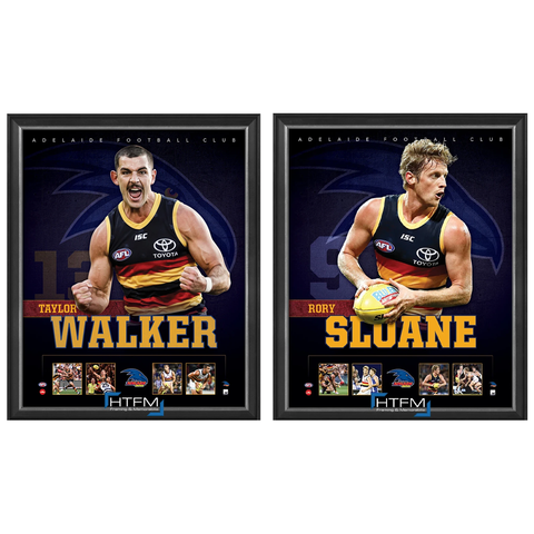 Adelaide Package Official Licensed Afl Prints Framed Walker Sloane - 4446