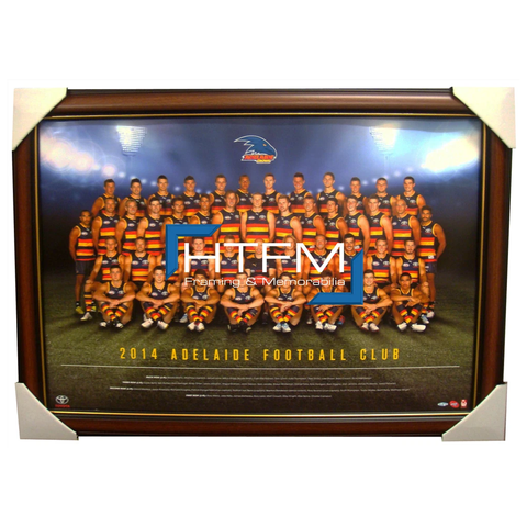 Adelaide Crows 2014 Team Print Framed Afl Official Licensed Dangerfield Sloane - 1739