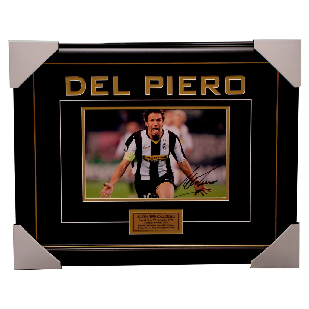 Alessandro Del Piero Juventus Signed Photo Framed - 1170
