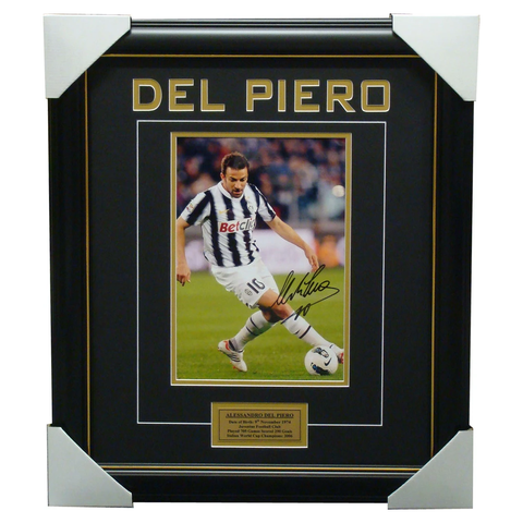 Alessandro Del Piero Juventus Signed Photo Framed - 1171 Express