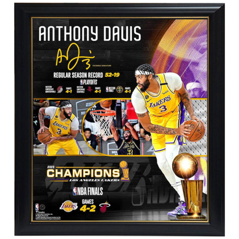 Anthony Davis Los Angeles Lakers Fanatics Authentic Framed 15" X 17" 2020 Nba Finals Champions Collage Frame - 4578