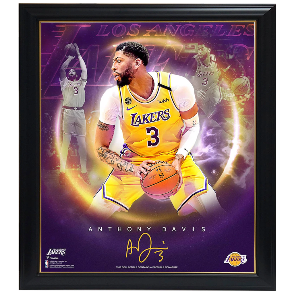 Anthony Davis Los Angeles Lakers Facsimile Signed Official Nba Print Framed - 4417
