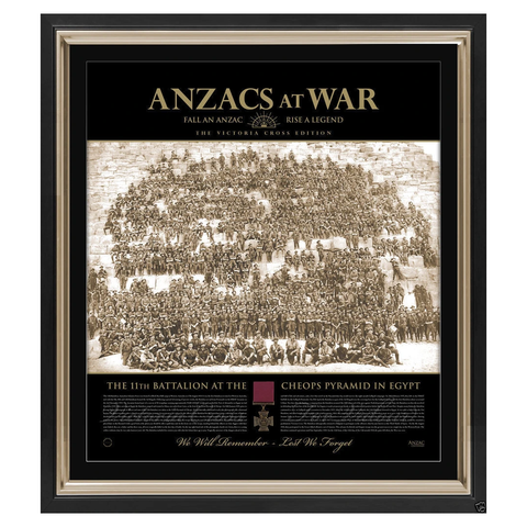 Anzac at War Gallipoli the Spirit of the Anzac L/e Print Framed With Victoria Cross Medal - 2937