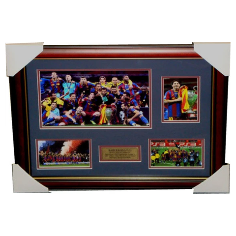 Barcelona 2011 Champions League Winners Collage Framed - 3536