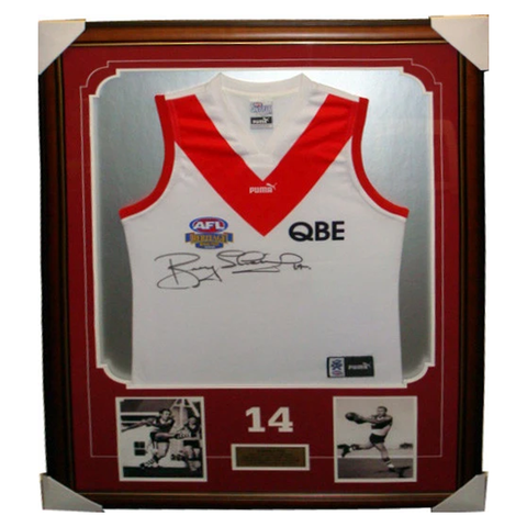 Bob Skilton South Melbourne/sydney Swans Limited Edition Heritage Jumper Signed Framed