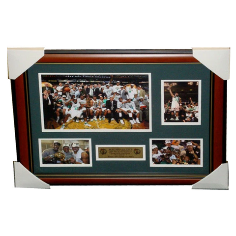 Boston Celtics 2008 Nba Champions Collage Framed - 3213