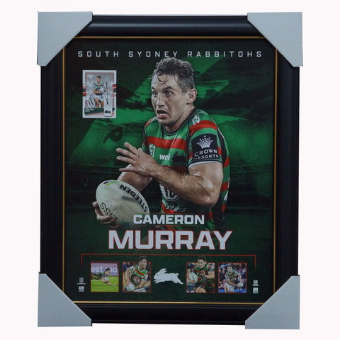 Cameron Murray South Sydney Rabbitohs Official NRL Player Print Framed + Signed Card - 5185