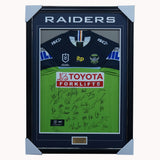 Canberra Raiders Football Club 2022 NRL Official Team Signed Guernsey - 5060