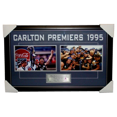 Carlton 1995 Premiers Photo Collage Framed - 3173