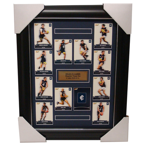 Carlton 2013 Select Cards Set Framed includes Judd and Murphy - 1189