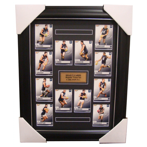 Carlton 2014 Limited Edition Select Cards Set Framed - Judd Murphy Gibbs Simpson - 1701
