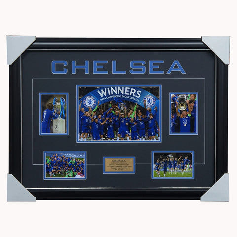 Chelsea 2021 UEFA Champions League Winners Photo Collage Framed - 4804
