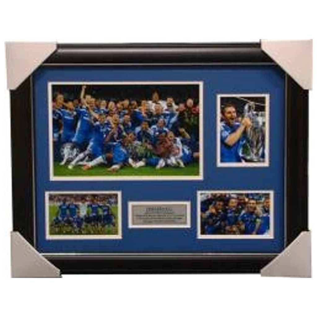 Chelsea 2012 Champions League Winners Collage Framed - 1435