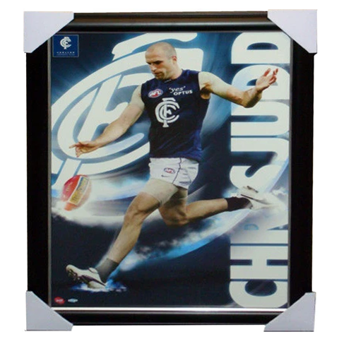 Chris Judd Limited Edition Carlton Print Framed - 1530