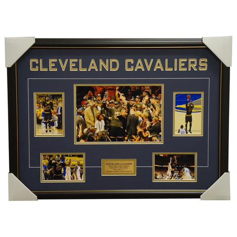 Cleveland Cavaliers 2016 Nba Champions Photo Collage Framed Lebron James - 2907