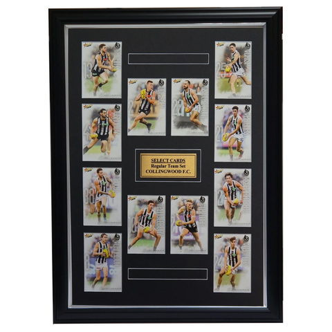 Collingwood Magpies 2019 Select Card Team Set Framed Scott Pendlebury Sidebottom - 3616