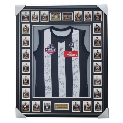 Collingwood 2010 Premiers Limited Edition Signed Jumper Framed - 1002